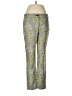 Pinko Paisley Yellow Dress Pants Size 6 - photo 1