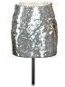 Sans Souci 100% Polyester Metallic Silver Formal Skirt Size S - photo 1