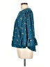 Apt. 9 100% Polyester Teal 3/4 Sleeve Blouse Size L - photo 5