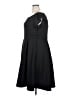 Unbranded Solid Black Cocktail Dress Size XXL - photo 5