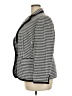 Kasper Houndstooth Gray Blazer Size 18 - photo 5