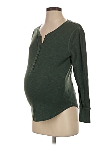 Gap - Maternity Long Sleeve Henley (view 1)