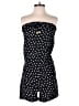 Lucy Love 100% Rayon Polka Dots Black Romper Size 0 - photo 1