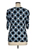 Alfani 100% Polyester Blue 3/4 Sleeve Top Size XL - photo 2