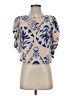 Sienna Sky 100% Polyester Blue Short Sleeve Blouse Size S - photo 1