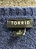Torrid Blue Pullover Sweater Size 2X Plus (2) - photo 7
