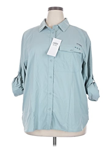 Columbia 3/4 Sleeve Button-Down Shirt (view 1)