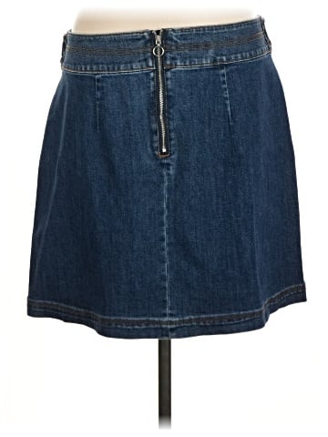 INC International Concepts Denim Skirt (view 2)