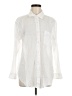 7 For All Mankind 100% Polyester Ivory Long Sleeve Blouse Size M - photo 1