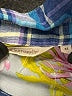 Soft Surroundings Plaid Blue 3/4 Sleeve Blouse Size XS - photo 7