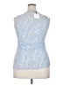 Express 100% Cotton Blue Sleeveless Top Size XXL - photo 2