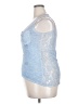 Express 100% Cotton Blue Sleeveless Top Size XXL - photo 5
