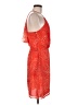 Addison 100% Silk Orange Cocktail Dress Size M - photo 4