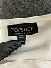 Topshop 100% Polyester Ivory Short Sleeve Blouse Size 6 - photo 7