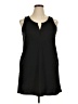 Daytrip Solid Black Casual Dress Size XL - photo 1