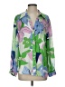 Zara Floral Green 3/4 Sleeve Blouse Size S - photo 1