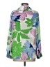 Zara Floral Green 3/4 Sleeve Blouse Size S - photo 2