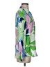 Zara Floral Green 3/4 Sleeve Blouse Size S - photo 4