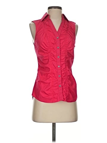 Express Design Studio Sleeveless Button-Down Shirt (view 1)