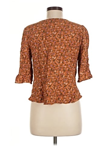 American Eagle Outfitters 3/4 Sleeve Blouse (view 2)