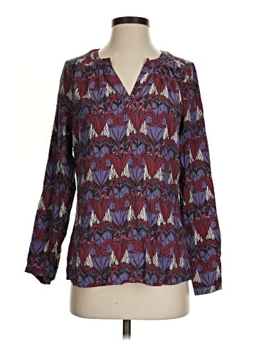 Winter Silks Long Sleeve Silk Top (view 1)