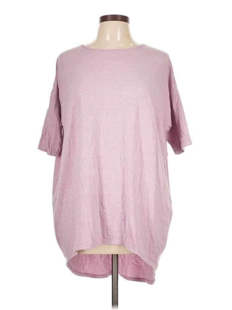 Pre-owned Lularoe 3/4 Sleeve T-shirt In Pink
