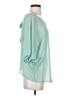 Solemio Teal 3/4 Sleeve Blouse Size S - photo 4