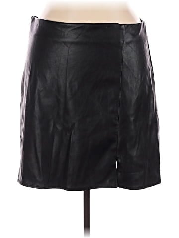 Old Navy Faux Leather Skirt (view 1)