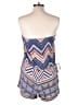 Angie Chevron-herringbone Blue Romper Size M - photo 2