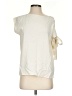 Helmut Lang Ivory Short Sleeve Blouse Size XS - photo 1