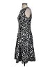 Kasper Animal Print Black Cocktail Dress Size 4 - photo 5