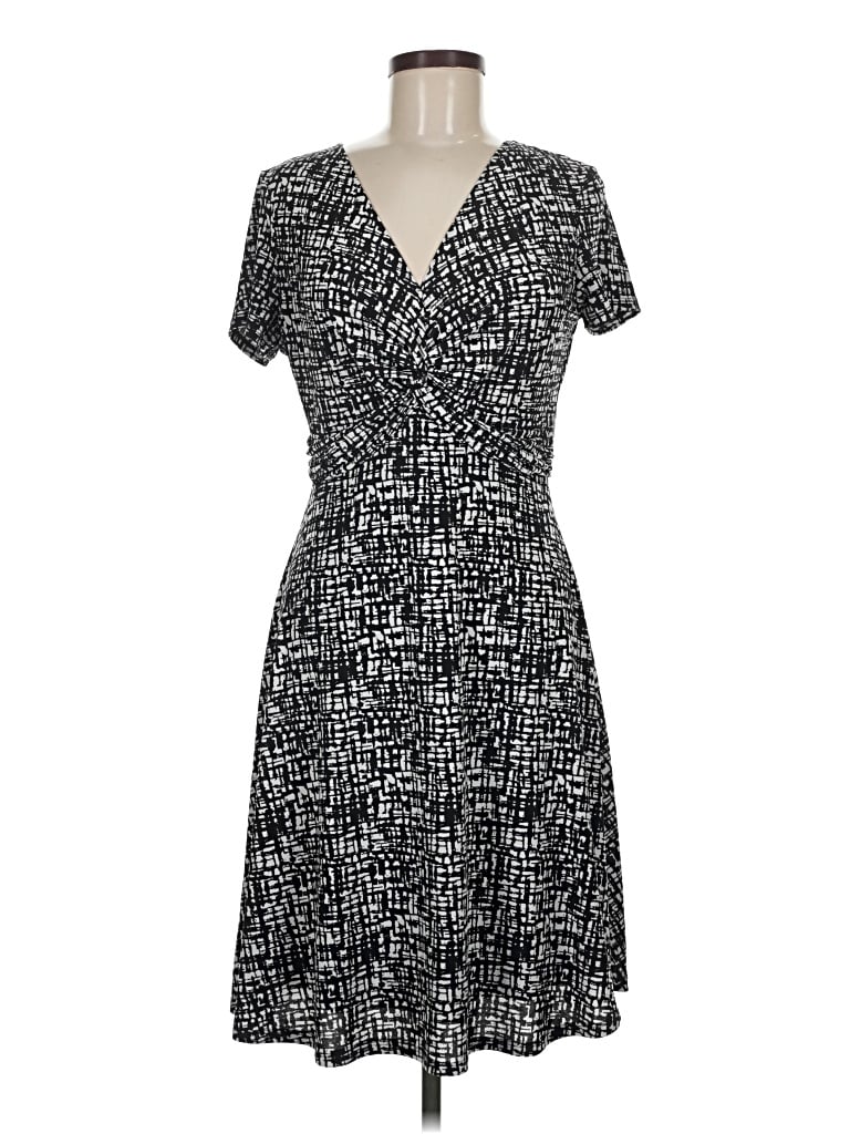 Pre-owned Kaileigh Casual Dress In Black