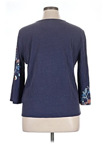 Chico's 3/4 Sleeve T-Shirt (view 2)