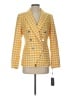 Tommy Hilfiger Checkered-gingham Yellow Blazer Size 4 - photo 1