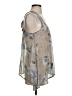 Tramp Gray Sleeveless Blouse Size S - photo 4
