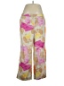 Chico's Floral Yellow Linen Pants Size XL (3) - photo 1
