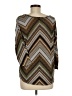 Signature Studio Brown 3/4 Sleeve Blouse Size M - photo 2