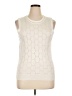 Halston Ivory Sweater Vest Size XL - photo 1