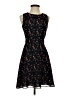 Reiss 100% Polyester Floral Black Cocktail Dress Size 0 - photo 1