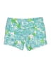 Lilly Pulitzer 100% Cotton Floral Blue Shorts Size 00 - photo 2