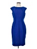 Calvin Klein Solid Blue Cocktail Dress Size S (estimated) - photo 1