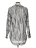 Nic + Zoe Metallic Silver Pullover Sweater Size L - photo 2