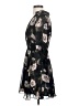 Bebe 100% Polyester Floral Black Cocktail Dress Size 0 - photo 5