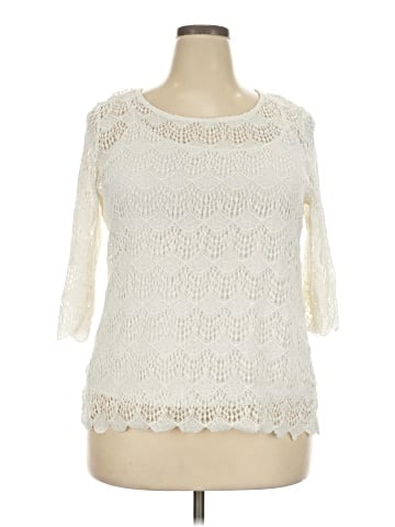 American Rag Cie 3/4 Sleeve Top (view 1)