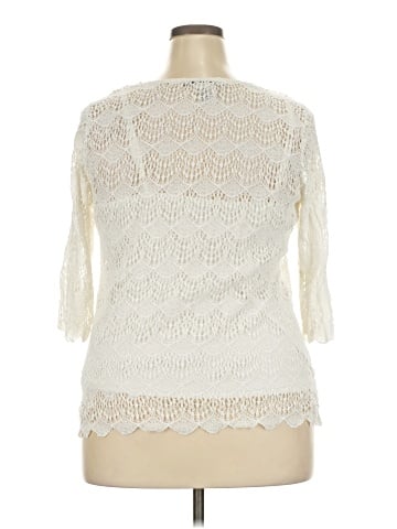 American Rag Cie 3/4 Sleeve Top (view 2)