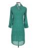 CAbi 100% Polyester Teal Casual Dress Size XS - photo 2