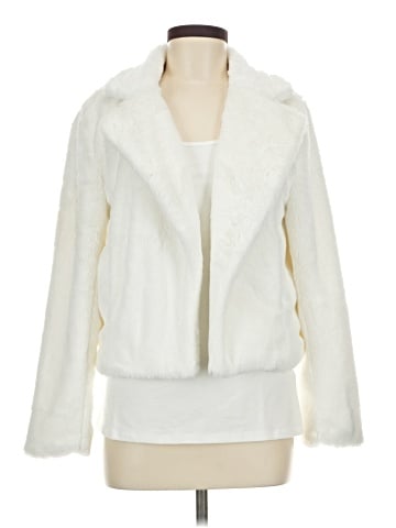 Allegra K Faux Fur Jacket (view 1)