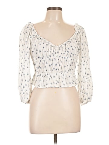 Entro 3/4 Sleeve Blouse (view 1)