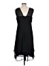 Sandra Darren 100% Polyester Solid Black Cocktail Dress Size 12 - photo 2