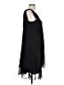 Sandra Darren 100% Polyester Solid Black Cocktail Dress Size 12 - photo 4